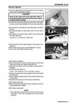 2005 Kawasaki STx-12F Jet Ski Factory Service Manual., Page 292