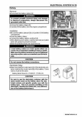 2005 Kawasaki STx-12F Jet Ski Factory Service Manual., Page 331
