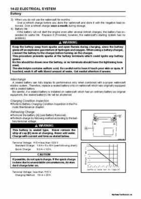 2005 Kawasaki STx-12F Jet Ski Factory Service Manual., Page 334