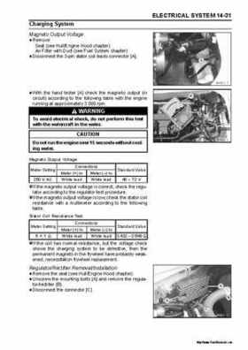 2005 Kawasaki STx-12F Jet Ski Factory Service Manual., Page 343