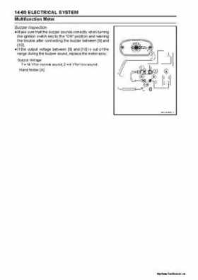 2005 Kawasaki STx-12F Jet Ski Factory Service Manual., Page 372