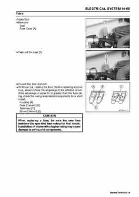 2005 Kawasaki STx-12F Jet Ski Factory Service Manual., Page 377