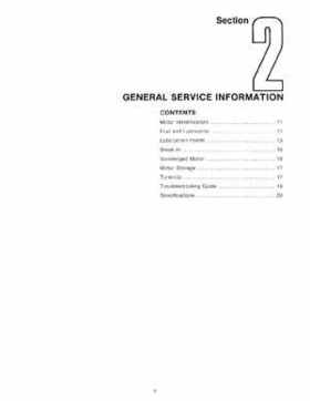 Chrysler 100, 115 and 140 HP Outboard Motors Service Manual, OB 3439, Page 10