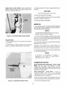Chrysler 100, 115 and 140 HP Outboard Motors Service Manual, OB 3439, Page 17
