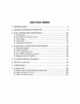 Chrysler 6, 7.5, 180 Sailor Outboard Motors Service Manual, OB 3330, Page 2