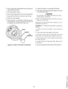 Chrysler 6, 7.5, 180 Sailor Outboard Motors Service Manual, OB 3330, Page 41