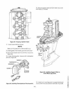 Chrysler 70, 75 and 85 HP Outboard Motors Service Manual OB 3438, Page 144