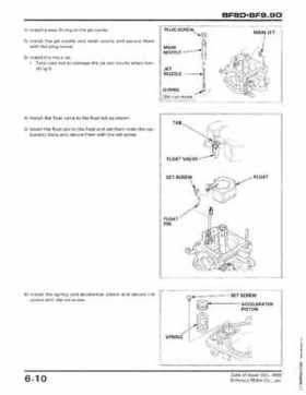 2001-2014 Honda BF/BFP8D, BF/BFP9.9D Outboards Shop Manual, Page 110