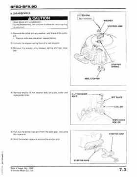 2001-2014 Honda BF/BFP8D, BF/BFP9.9D Outboards Shop Manual, Page 123