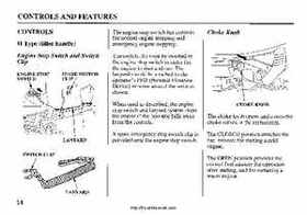 2002 Honda BF25A BF30A Outboards Owner's Manual, Page 16