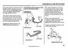 2002 Honda BF25A BF30A Outboards Owner's Manual, Page 19