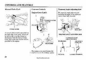 2002 Honda BF25A BF30A Outboards Owner's Manual, Page 22