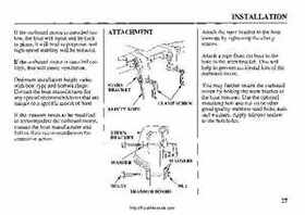 2002 Honda BF25A BF30A Outboards Owner's Manual, Page 29