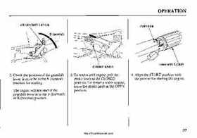 2002 Honda BF25A BF30A Outboards Owner's Manual, Page 39
