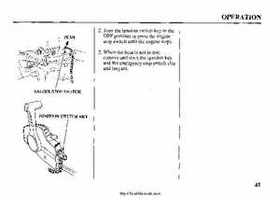 2002 Honda BF25A BF30A Outboards Owner's Manual, Page 47