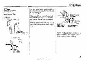 2002 Honda BF25A BF30A Outboards Owner's Manual, Page 49