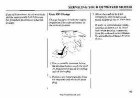 2002 Honda BF25A BF30A Outboards Owner's Manual, Page 63