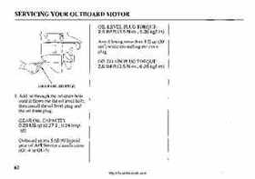 2002 Honda BF25A BF30A Outboards Owner's Manual, Page 64