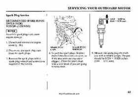 2002 Honda BF25A BF30A Outboards Owner's Manual, Page 67