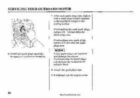2002 Honda BF25A BF30A Outboards Owner's Manual, Page 68