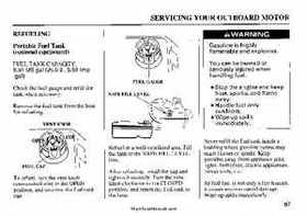 2002 Honda BF25A BF30A Outboards Owner's Manual, Page 69