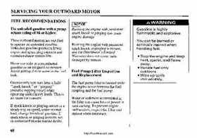 2002 Honda BF25A BF30A Outboards Owner's Manual, Page 70