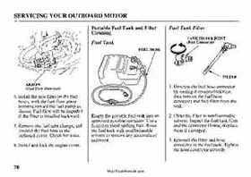 2002 Honda BF25A BF30A Outboards Owner's Manual, Page 72