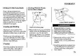 2002 Honda BF25A BF30A Outboards Owner's Manual, Page 75