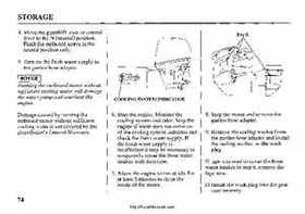 2002 Honda BF25A BF30A Outboards Owner's Manual, Page 76