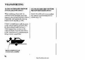 2002 Honda BF25A BF30A Outboards Owner's Manual, Page 80