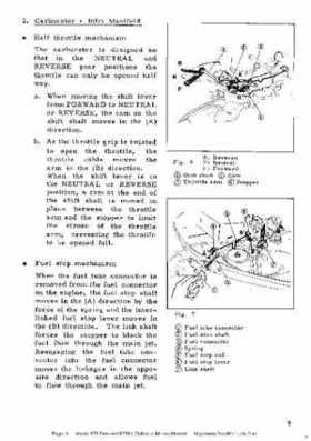 Honda B75 Twin and B75K1 Outboard Motors Manual., Page 9