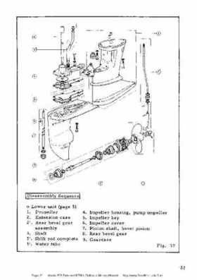 Honda B75 Twin and B75K1 Outboard Motors Manual., Page 21
