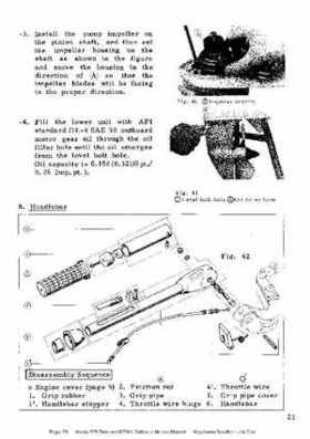 Honda B75 Twin and B75K1 Outboard Motors Manual., Page 23