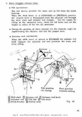 Honda B75 Twin and B75K1 Outboard Motors Manual., Page 25
