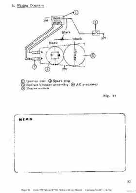 Honda B75 Twin and B75K1 Outboard Motors Manual., Page 33