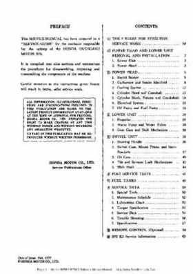 Honda B75K2-B75K3 Outboard Motors Manual., Page 1