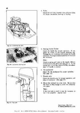 Honda B75K2-B75K3 Outboard Motors Manual., Page 46