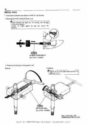 Honda B75K2-B75K3 Outboard Motors Manual., Page 74