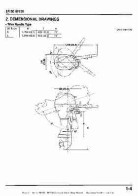 Honda BF15D BF20D Outboard Motors Shop Manual., Page 6