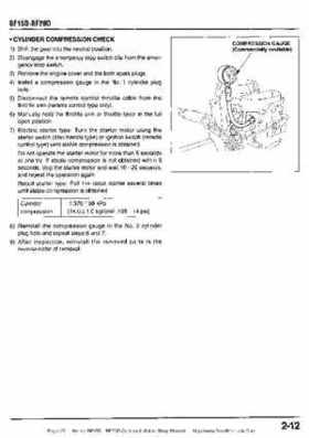 Honda BF15D BF20D Outboard Motors Shop Manual., Page 20