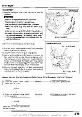 Honda BF15D BF20D Outboard Motors Shop Manual., Page 26