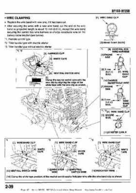 Honda BF15D BF20D Outboard Motors Shop Manual., Page 47