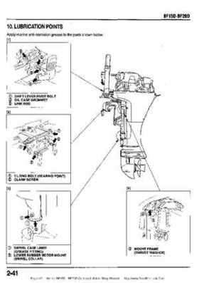 Honda BF15D BF20D Outboard Motors Shop Manual., Page 49