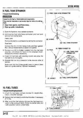 Honda BF15D BF20D Outboard Motors Shop Manual., Page 63