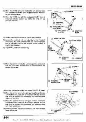 Honda BF15D BF20D Outboard Motors Shop Manual., Page 65