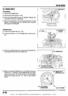 Honda BF15D BF20D Outboard Motors Shop Manual., Page 66