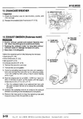 Honda BF15D BF20D Outboard Motors Shop Manual., Page 70