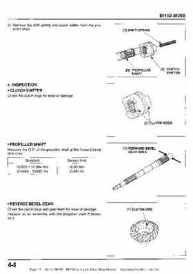 Honda BF15D BF20D Outboard Motors Shop Manual., Page 75