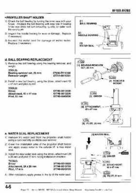 Honda BF15D BF20D Outboard Motors Shop Manual., Page 76