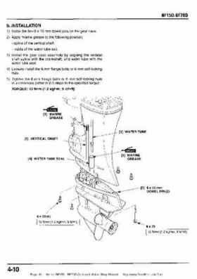Honda BF15D BF20D Outboard Motors Shop Manual., Page 81